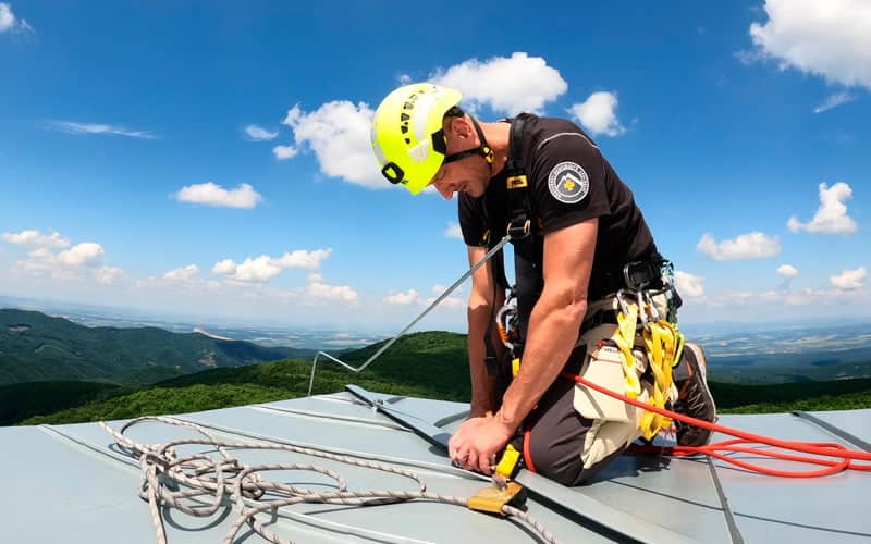 Successful repair works at the Csóványos lookout tower (2023.06.14.) - Article800 BSM CsovanyosAlpin 002