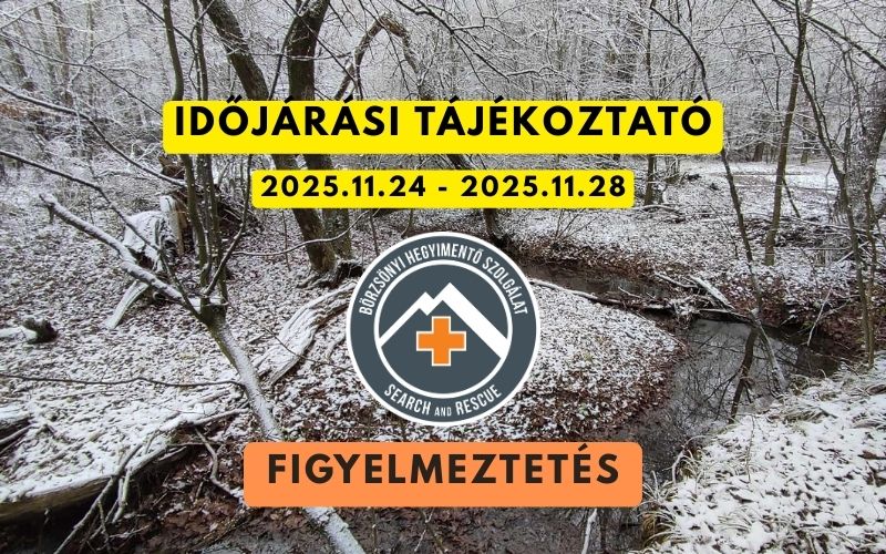 Időjárási tájékoztató 2025.11.24. (2025.11.24.) - figyel 1